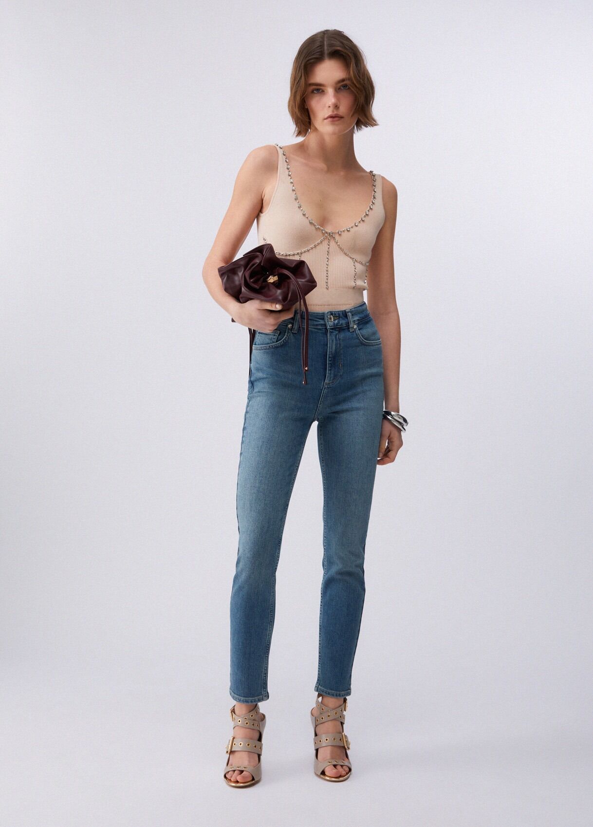 Mavi Slim Ankle Denim Pantolon Ön Görünüm