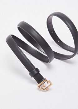 Siyah Logo Toka 1.5 Cm Ince Kemer ürünü görüntülemek için tıklayınız