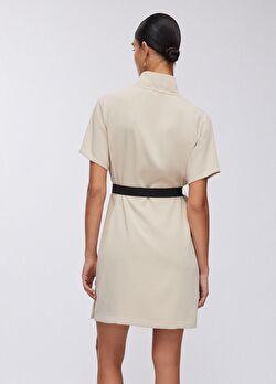Bej Krep Kısa Elbise ürünü görüntülemek için tıklayınız