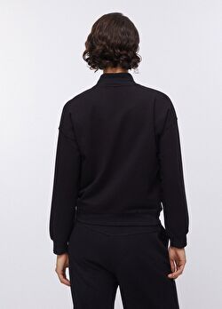 Fermuar ve Zincir Detaylı Sweatshirt ürünü görüntülemek için tıklayınız