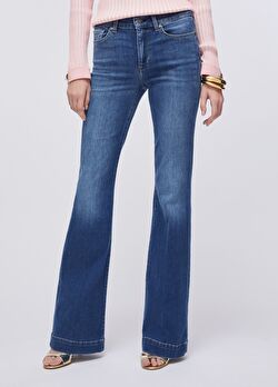 Yüksek Bel Bootcut Jean ürünü görüntülemek için tıklayınız