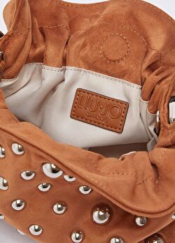 Taba Süet Troklu Büzgülü Küçük Boy Hobo Çanta ürünü görüntülemek için tıklayınız