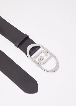 Siyah Logo Tokalı Deri 5.5 Cm Kemer ürünü görüntülemek için tıklayınız