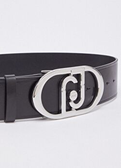 Siyah Logo Tokalı Deri 5.5 Cm Kemer ürünü görüntülemek için tıklayınız