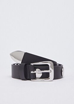 Siyah Deri Troklu 3 Cm Kemer ürünü görüntülemek için tıklayınız