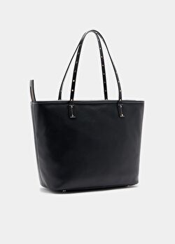 Siyah Deri Büyük Tote Çanta ürünü görüntülemek için tıklayınız