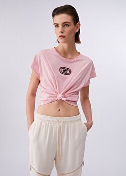 Pembe Kısa Kollu Moda Tişört ürünü görüntülemek için tıklayınız