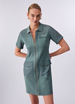 Yeşil Jersey Birleşik Elbise ürünü görüntülemek için tıklayınız