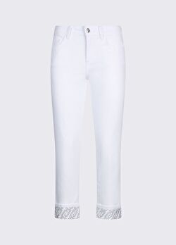 Beyaz Taş Detaylı Skinny Kadın Denim Pantolon ürünü görüntülemek için tıklayınız