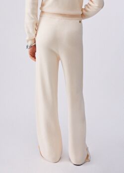 Açık Sarı Triko Uzun Pantolon ürünü görüntülemek için tıklayınız