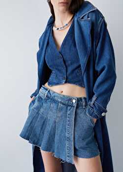 Denim Şort Etek ürünü görüntülemek için tıklayınız