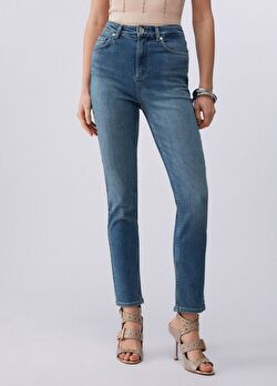 Mavi Slim Ankle Denim Pantolon ürünü görüntülemek için tıklayınız