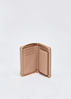 Kahverengi / Pudra Fermuarlı Cüzdan ürünü görüntülemek için tıklayınız