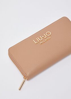 Bej Büyük Fermuarlı Cüzdan ürünü görüntülemek için tıklayınız