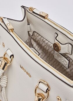 Krem Küçük Satchel Çanta ürünü görüntülemek için tıklayınız