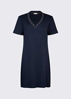 Lacivert Jersey Birleşik Elbise ürünü görüntülemek için tıklayınız
