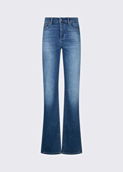 Yüksek Bel Straight Fit Jean ürünü görüntülemek için tıklayınız