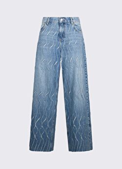 Mavi Flare Denim Pantolon ürünü görüntülemek için tıklayınız