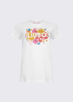 Beyaz Taş Baskı Kısa Kollu T-Shirt ürünü görüntülemek için tıklayınız