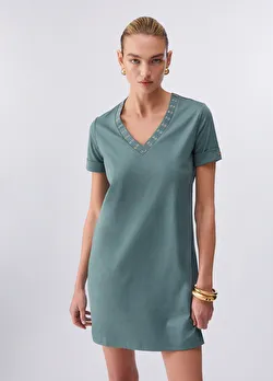 Yeşil Jersey Birleşik Elbise ürünü görüntülemek için tıklayınız