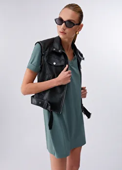 Yeşil Jersey Birleşik Elbise ürünü görüntülemek için tıklayınız