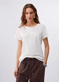 Beyaz Kısa Kollu Moda Tişört ürünü görüntülemek için tıklayınız
