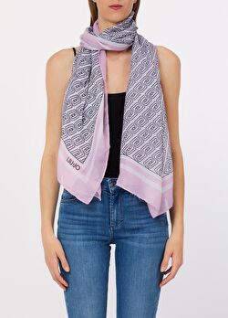 Açık Pembe Zincir Logolu Stola ürünü görüntülemek için tıklayınız