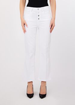 Beyaz B.Up Princess Yüksek Bel Denim ürünü görüntülemek için tıklayınız