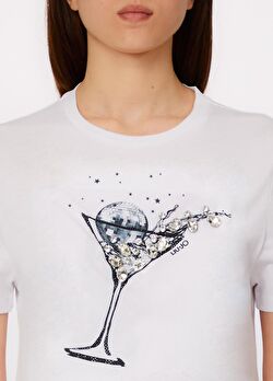 Beyaz Kısa Kollu Moda Tişört ürünü görüntülemek için tıklayınız