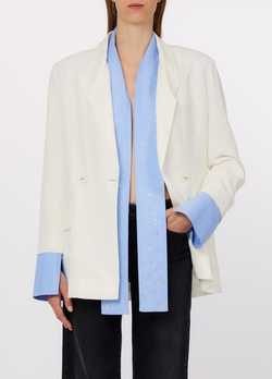 Fularlı Blazer Ceket ürünü görüntülemek için tıklayınız