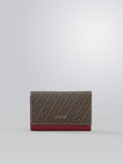 Kahve/Kırmızı Trifold Cüzdan ürünü görüntülemek için tıklayınız