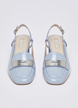 Açık Mavi Rugan Slingback ürünü görüntülemek için tıklayınız