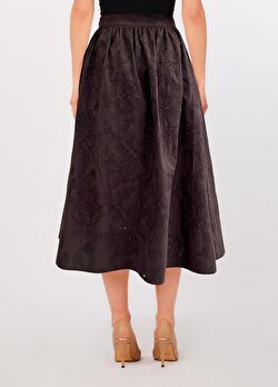 Kahverengi Nav Uzun Etek ürünü görüntülemek için tıklayınız