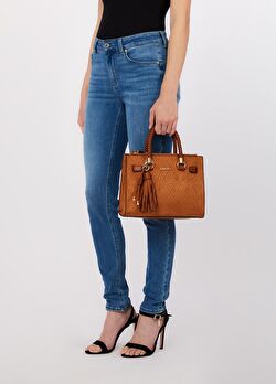 Koyu Kahverengi Küçük Satchel Çanta ürünü görüntülemek için tıklayınız