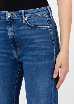 Koyu Mavi B.Up Flare Yüksek Bel Denim ürünü görüntülemek için tıklayınız