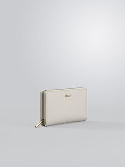 Krem Büyük Zip-Around Cüzdan ürünü görüntülemek için tıklayınız