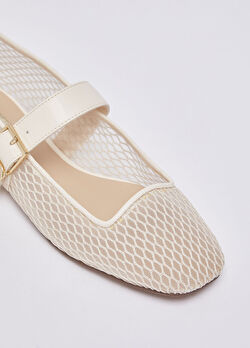 Süt Beyazı File Balerin ürünü görüntülemek için tıklayınız