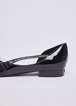 Siyah Baskılı Timsah Rugan Balerin ürünü görüntülemek için tıklayınız