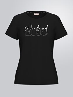 Siyah Kısa Kollu Moda Tişört ürünü görüntülemek için tıklayınız