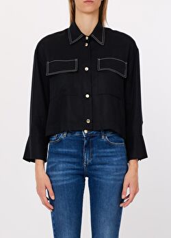 Siyah Uzun Kollu Gömlek ürünü görüntülemek için tıklayınız