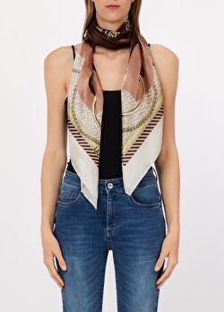 Bej Kurdele Detaylı Fular ürünü görüntülemek için tıklayınız