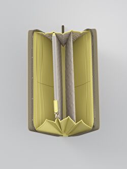 Kahverengi Büyük Zip-Around Cüzdan ürünü görüntülemek için tıklayınız