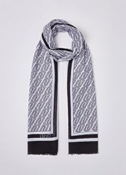 Siyah Zincir Logolu Stola ürünü görüntülemek için tıklayınız