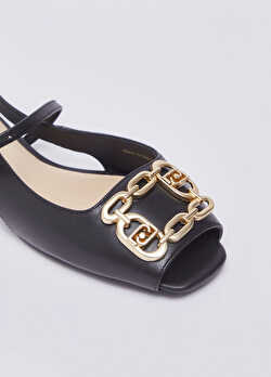 Monogramlı Slingback Ayakkabı ürünü görüntülemek için tıklayınız