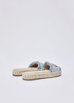 Maxi Logolu Denim Sandalet ürünü görüntülemek için tıklayınız