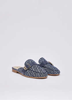 Koyu Denim Monogram Sabot ürünü görüntülemek için tıklayınız