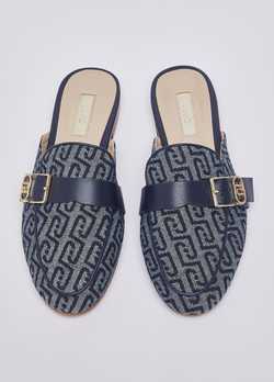 Koyu Denim Monogram Sabot ürünü görüntülemek için tıklayınız