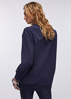 Çiçek İşlemeli Sweatshirt ürünü görüntülemek için tıklayınız