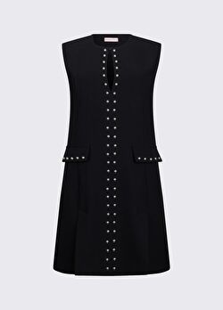 Zımba Detaylı Kısa Elbise ürünü görüntülemek için tıklayınız