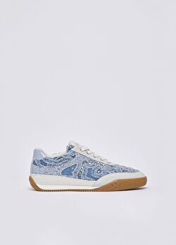 Mavi Denim Taşlı Simli Sneaker ürünü görüntülemek için tıklayınız